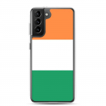 Coque T&eacute;l&eacute;phone &ndash; Samsung &ndash; Galaxy S21 Ultra &ndash; Drapeau Irlande &ndash; Supp &ndash; Mitmev&auml;rviline