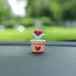 Armas koomiksilillepott auto armatuurlauale v&auml;ike ornament auto sisemuse keskkonsooli kaunistus auto sisustustarvikud kingitused