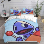 M&auml;ng Yeeps: Peituse ja Otsimise Voodipesukomplektid Voodikate Tekk Tekikott Padjap&uuml;&uuml;r 2-3 Osaline Komplekt Laste T&auml;iskasvanute Magamistoa Kaunistus EU Twin 135x200cm