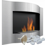 Wall mounted Bioethanol LIMA T&Uuml;V set