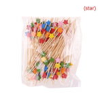 100 tk &uuml;hekordselt kasutatavad bambuskokteilid, puu- ja puuviljakorkid, puidust peotarbed