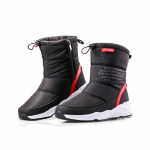 Talvine Uued soojad lumesaapad Plush veekindlad puuvillased kingad Turism Suusatamine Naiste l&uuml;hikesed saapad Lumekingad 41 must