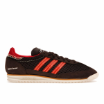 Wales Bonner x adidas SL72 kootud unisex tossud pruunid tumepruunid kollegiaal-oranžid kreemvalged IE1664 36