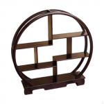 Chinese Wooden Shelf for Organizing Desserts in Cafe