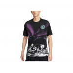 Nike Northern Lights Dri-Fit V&auml;rviplokk Kiiresti kuivav Hingav L&uuml;hikeste Varrukatega T-s&auml;rk Meeste Topp Must FZ5280-010 L