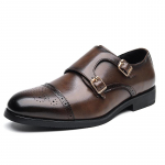 Mood 2024 uued mehed, pidulikud Itaalia br&auml;ndi &auml;rijalatsid Meeste Brogue kingad Oxfordi nahast Coiffeuri pulmakleit Elegantsed meeste kingad 38