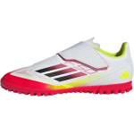 Adidas F50 Club Vel TF Mugavad libisemiskindlad vastupidavad madalad jalgpallijalatsid Laste jalgpallijalatsid Valge Must Heleroheline Fluorestseeruv IE1314 28