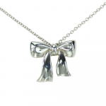 Used TIFFANY&Co. Necklace Silver925 2.4g Silver ribbon