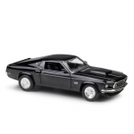 WELLY 1/24 Ford Mustang 1969 Boss 429 Sulamist Sportauto Mudel Valatud Metallist M&auml;nguasi V&otilde;idus&otilde;iduauto Mudel Simulatsioon Laste Kingitus Kaunistus must