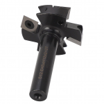 Spoilboardi tasandamise frees 12 mm varrega 1 3/4 tollise l&otilde;ikel&auml;bim&otilde;&otilde;duga 4 soonega vahetatavate teradega h&ouml;&ouml;veldusfrees