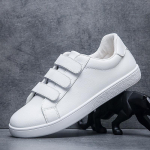 Br&auml;nd Nahast Vabaaja Jalan&otilde;ud Mugavad &Uuml;hev&auml;rvilised Tossud Meestele K&otilde;ikjale Sobivad V&auml;lisjalatsid Jalutamiseks Disaineri Rula Jalan&otilde;ud Mehelikud 39 valge