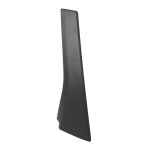 Tagumise ukse piilari liistude kaunistus Must Auto ukse akna piilarite postide katte viimistlus Fit Jazz 2015 kuni 2020 72761 T5R A01 jaoks, gray