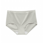 Aimeifen Women's Breathable Mulberry Silk Crotch Mid-High Waist Underwear (3-Pack) M