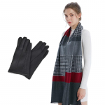 ELSYALN Scarf and Gloves Set