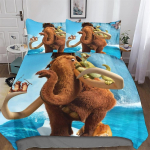 3D Prinditud J&auml;&auml;aja Voodipesukomplekt, Tekikott, Padi, Voodipesukomplekt, King, Queen, Twin Suurus, Poistele, T&uuml;drukutele, T&auml;iskasvanutele 140x210cm 2pcs