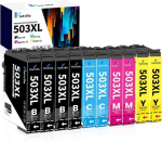 Tindikassett 503XL - Vintella - &Uuml;hilduv Epsoniga - 10 tk - Suur tootlikkus - Erksad v&auml;rvid