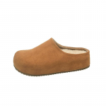 Birkenstock sussid naiste pealiskatted 2025 s&uuml;gis laisk &uuml;henuppeline puuvillased sussid paksude talladega vabaaja kottpea sametist poolsaapad 35 kaamel