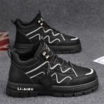 2024. aasta meeste saapad vabaajajalatsid Talvised nahast disainer luksuslikud pahkluu platvorm Chelsea Tactical Cowboy Combat t&ouml;&ouml;ohutuse tossud 44 must