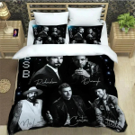 BSB b&auml;nd Backstreet Boys Voodipesukomplektid peen vooditarvete komplekt tekikott vooditekk voodipesukomplekt luksuslik s&uuml;nnip&auml;evakingitus 70x133cm 2pcs