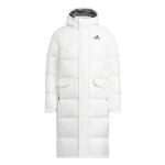 Adidas Pikk Suled 3 Triipu &Uuml;hev&auml;rviline T&otilde;mblukuga Kapuutsiga Soe Sulejope Unisex Jope KF4396 L white
