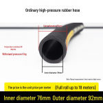 K&otilde;rge temperatuurikindel must kummivoolik: &Otilde;li-, &otilde;hu-, auru-, bensiini-, diislik&uuml;tuse-, veevoolik klambriga