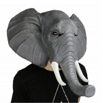 Aafrika elevandi lateksmask Adult size hall