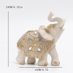 1 tk Lucky Elephant Feng Shui ausammas &ndash; j&otilde;ukuse atraktsioon &ndash; ehtne skulptuur sisekontori jaoks &ndash; elav kujuke, t&auml;iustab Aesti