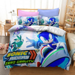 Sonic Kolme Seeria, Kolmeosaline Voodipesu Kodutekstiili Komplekt AU Single 140x210cm