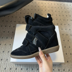 Uued Naiste Kiilkontsaga K&otilde;rged Tennised Suede Takjakinnitusega Vabaaja Mood Paks Tald Mugavad Pahkluubootikud 35-40 39