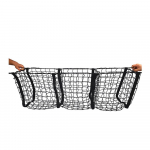 Kolme taskuga lastiv&otilde;rk v&otilde;rgusilma pagasiruumi pagasiruumi korraldaja Automaasturi pikapi veoauto voodi must v&otilde;rk Auto hoiustamisvahend pagasiruumi v&otilde;rk must