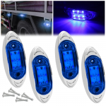 Ygmylandbb LED m&auml;rgistustuli, k&uuml;ljem&auml;rgistustuli, auto laiustuli, &otilde;lgtuli, tagumine k&uuml;ljetuli, 6LED sinine