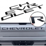 Tailgate ABS erts Letters Fit Suitable for Chevrolet Silverado 3D Raised Strong Adhesive Decals Letters Tailgate Emblems must