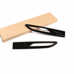 For Jaguar F-PACE/XF E-PACE -2022 ABS Carbon Fiber Car Body Side Fender Air Vent Outlet Cover Trim sticker Car must