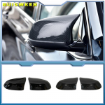 Auto auto tahavaatepeegli katte trimm BMW F25 X3 F26 X4 F15 X5 F16 X6 2014 2015-2018 eremust s&uuml;sinikkiust 1pc Black Right