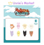 ATEEZ x ANITEEZ IN ILLUSION Ametlik MD PLUSH DOLL + fotokaart 1EA SANdeoki
