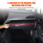 Red Carbon Fiber Dashboard Center Lower trim Sticker For Subaru Crosstrek 23+