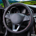 38CM Universal Car Steering Wheel Cover Leather Car steering sleeve Car Accessories Auto Steering-Weel covers Auto Upholstery must