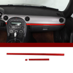 Mazda MX-5 NC 2009-2014 jaoks Pehme s&uuml;sinikkiust Auto keskjuhtimispaneeli armatuurlaua rooli ukse k&auml;etoe dekoratiivsed tarvikud 11