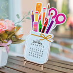 2026 Seinakalender, L&otilde;busa teemaga kalender, L&otilde;bus jutu kingitus, Ideaalne valik koduseks kasutamiseks. One Size