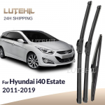For Hyundai i40 Estate 2011- 2012 2013 2014 Wiper Front & Rear Wiper Blades Windshield Windscreen Window Brushes 26 +16 +14 Hyundai i40 Estate