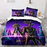 Siren Head Voodipesu Kollektsioon &Uuml;heinimese Twin T&auml;iskasvanu Queen King Suuruses Siren Head Voodi Kollektsioon T&auml;iskasvanu Laste Magamistoa Tekikoti Kollektsioonid 3D Prindiga 001 70x133cm 2pcs