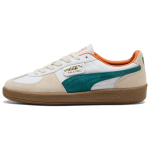 Puma Palermo Nahast Valged Smaragdrohelised J&auml;&auml;rohelised Kummist Unisex Tossud 396464-26 42.5 beige