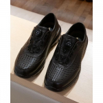 Vainer Men S Summer Punching Comfort ShoeS Dark Brown 1g06 245