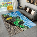 Veoauto Auto Traktori Seeria Muster Ala Vaip, Vaip Vaip Kodu Elutuba Magamistuba Diivan Uksematt Dekoratsiooniks, Laste libisemiskindel P&otilde;randamatt 3D 60*90cm