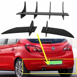 2015-2017 Opel Corsa Tagumine Spoileri Lisatarvik must