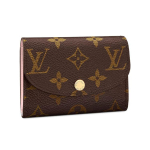 Louis Vuitton Rosalie m&uuml;ndikott Pruun Monogramm l&otilde;uend/Roosa Ballerine Roosa Naiste rahakotid M62361 Box(Basic Set+Box)
