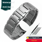 22mm meeste k&auml;ev&otilde;ru Armani AR2447 AR2448 AR2434 AR2432 2433 2435 Kumer ots Roostevabast terasest metallist kellarihm 22mm