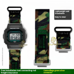 Spordist nailonist k&auml;ekella rihm meestele Casio G-shock GM-5600 Dw5600 gw-m5610 Gw-b5600 GA2100 GM2100 jaoks L&otilde;uendkella rihm Metalladapter 16mm