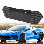 Tagumine numbrim&auml;rgi raam s&uuml;sinikkiust v&auml;limusega Corvette C8 2020-2023 jaoks