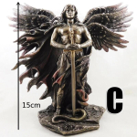 Uus peaingel Metatron Ingli Transformatsiooni Skulptuur Vaik K&auml;sit&ouml;&ouml; Aia Kuju Loominguline Teema Usk V&auml;ike Kaunistus black